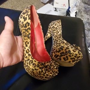 Lapper print heels brand new